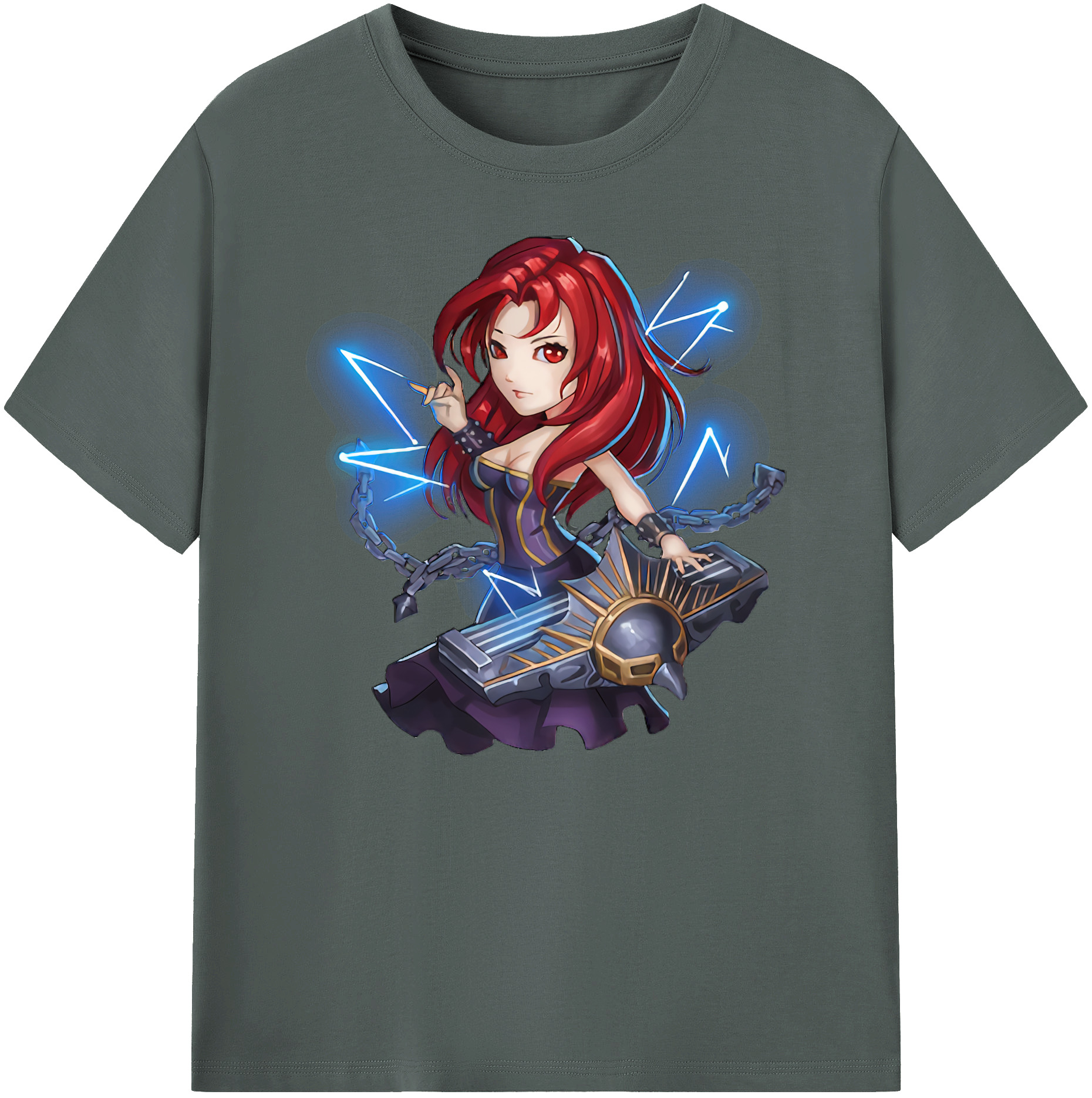 リーグ・オブ・レジェンド League of Legends LOL 綿100％ メンズ半袖Tシャツ｜肌触りやわらか＆通気性